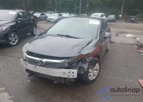 2012 Honda Civic Lx from USA, damaged, VIN 2HGFB2F58CH561938